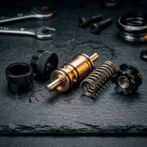 Despiece interno de los componentes del Damper Mass Energy - Cinética Bike